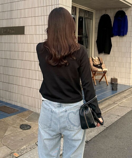 fredy emue（フレディエミュ）の「【haru企画】フレアスリーブシャツカーディガン（カーディガン/ボレロ・レディース・ブラック/オフホワイト/グレー・38）」の22枚目の写真