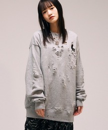 msw1642- U Pacth Crust Sweat スウェット