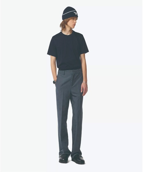 MCM(エムシーエム)の「シルケット ロゴ Tシャツ(Tシャツ/カットソー・メンズ・ネイビー・LARGE/MEDIUM)」の3枚目の写真