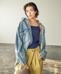 BAYFLOW | [ゆったりシルエット]デニムチュニック(シャツ/ブラウス)