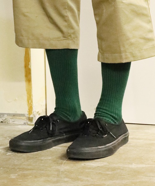 ANONYMOUSISM(アノニマスイズム)の「ANONYMOUSISM/アノニマスイズム Brilliant Crew 靴下 メンズ 秋物 秋服 2026年秋冬(ソックス/靴下・メンズ・バイオレット/モスグリーン/ワイン/オレンジ/グリーン/レッド/ネイビー/ブラック・25-27)」の10枚目の写真