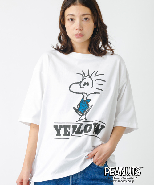 OUTLET SALE- 訳あり品など大放出 JOHNBULL/ ジョンブル】PEANUTS SNOOPY/ピーナッツスヌーピー トップス
