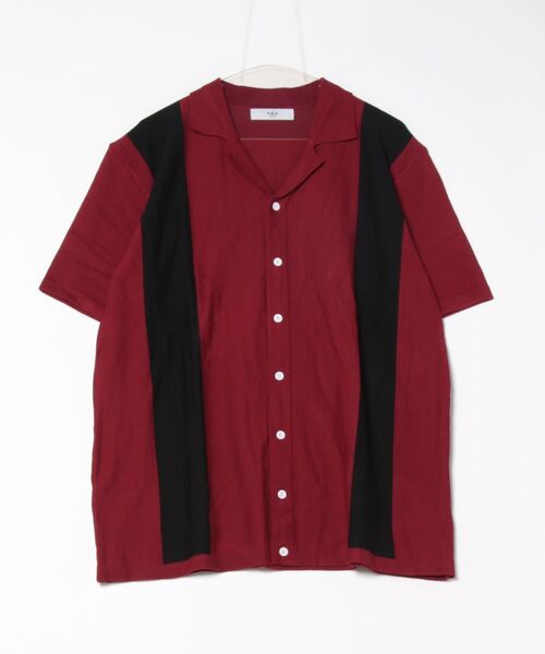 aimoha(アイモハ)の「【aimoha neo】Retro Edge Cuba Shirt (SS)(シャツ/ブラウス・メンズ・ブラック/ワインレッド・LARGE/X-LARGE/XX-LARGE/XXX-LARGE)」の7枚目の写真