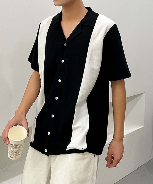 aimoha(アイモハ)の「【aimoha neo】Retro Edge Cuba Shirt (SS)(シャツ/ブラウス・メンズ・ブラック/ワインレッド・LARGE/X-LARGE/XX-LARGE/XXX-LARGE)」の15枚目の写真