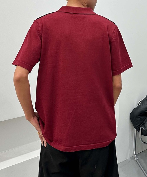 aimoha(アイモハ)の「【aimoha neo】Retro Edge Cuba Shirt (SS)(シャツ/ブラウス・メンズ・ブラック/ワインレッド・LARGE/X-LARGE/XX-LARGE/XXX-LARGE)」の11枚目の写真