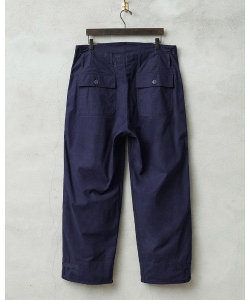 WAIPER.inc（ワイパーインク）の「WAIPER.inc 米軍 U.S.NAVY A-2 1レイヤー デッキパンツ【WP126】（カーゴパンツ・メンズ・オリーブ/ブラック・M/S/XXL/XL/L）」の6枚目の写真