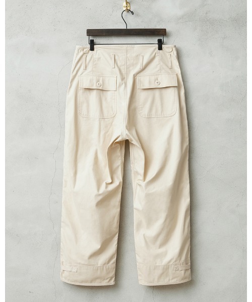 WAIPER.inc（ワイパーインク）の「WAIPER.inc 米軍 U.S.NAVY A-2 1レイヤー デッキパンツ【WP126】（カーゴパンツ・メンズ・オリーブ/ブラック・M/S/XXL/XL/L）」の4枚目の写真