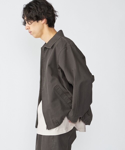 SHIPS(シップス)の「SHIPS: ストーン ウォッシュ コットン ブルゾン (セットアップ対応)(ブルゾン・メンズ・ベージュ/ネイビー/ダークグレー・SMALL/MEDIUM/LARGE/X-LARGE)」の22枚目の写真