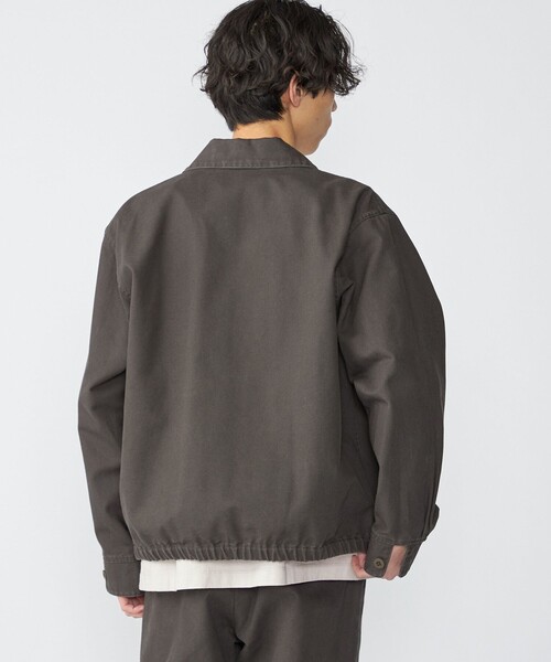 SHIPS(シップス)の「SHIPS: ストーン ウォッシュ コットン ブルゾン (セットアップ対応)(ブルゾン・メンズ・ベージュ/ネイビー/ダークグレー・SMALL/MEDIUM/LARGE/X-LARGE)」の21枚目の写真