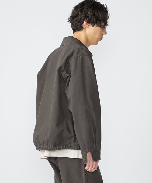 SHIPS(シップス)の「SHIPS: ストーン ウォッシュ コットン ブルゾン (セットアップ対応)(ブルゾン・メンズ・ベージュ/ネイビー/ダークグレー・SMALL/MEDIUM/LARGE/X-LARGE)」の20枚目の写真