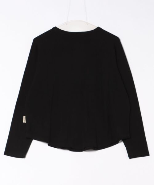 aimoha(アイモハ)の「ヘンリーネック長袖Tシャツ(Tシャツ/カットソー・レディース・ブラック/ベージュ/チョコ/ワインレッド・FREE)」の5枚目の写真