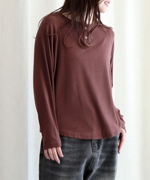 aimoha | ヘンリーネック長袖Tシャツ(Tシャツ/カットソー)