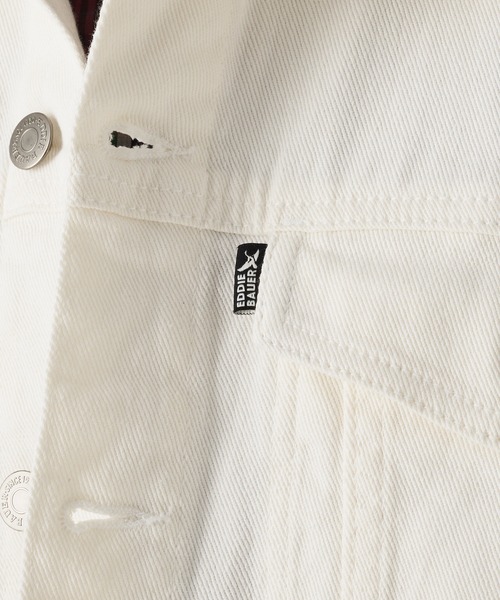 Eddie Bauer（エディーバウアー）の「デニム トラッカージャケット（デニムジャケット・メンズ・ブラック/ブルー/オフホワイト・XXL/XL/M/L）」の18枚目の写真