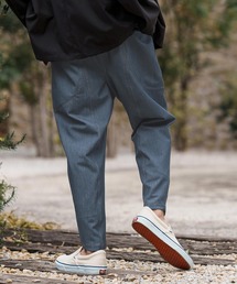 CAMBIO | mp13280-Deformed Silhouette Stretch Ripstop Like Denim Pants デニムパンツ(デニムパンツ)