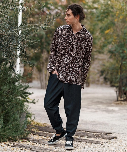 CAMBIO（カンビオ）の「mp13280-Deformed Silhouette Stretch Ripstop Like Denim Pants デニムパンツ（デニムパンツ・メンズ・ネイビー/サックスブルー/ブルー・S/M/L）」の7枚目の写真