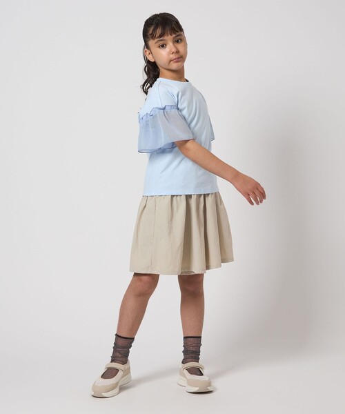 green label relaxing(グリーンレーベルリラクシング)の「【スタメンシリーズ】シャカシャカ キュロット / キッズ 100cm-160cm(その他パンツ・キッズ・ネイビー/ライトブルー/ベージュ・160cm/120cm/100cm/110cm/140cm/130cm/150cm)」の16枚目の写真