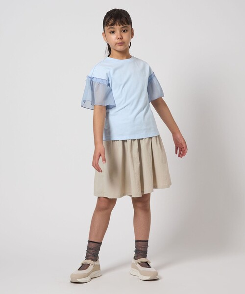 green label relaxing(グリーンレーベルリラクシング)の「【スタメンシリーズ】シャカシャカ キュロット / キッズ 100cm-160cm(その他パンツ・キッズ・ネイビー/ライトブルー/ベージュ・160cm/120cm/100cm/110cm/140cm/130cm/150cm)」の17枚目の写真