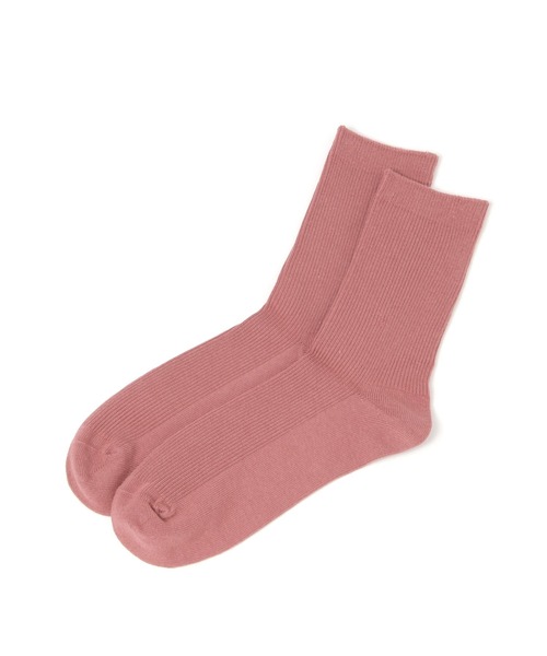 GLOBAL WORK（グローバルワーク）の「らくごこちリブカラーソックス/291563（ソックス/靴下・レディース・レッド/グレー/グリーン/アイボリー/ブラック/イエロー/ピンク/イエロー系その他3/オレンジ・FREE）」の7枚目の写真