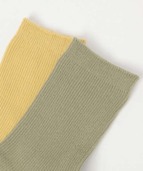 GLOBAL WORK（グローバルワーク）の「らくごこちリブカラーソックス/291563（ソックス/靴下・レディース・レッド/グレー/グリーン/アイボリー/ブラック/イエロー/ピンク/イエロー系その他3/オレンジ・FREE）」の14枚目の写真