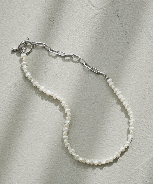 Kastane（カスタネ）の「【fiw.】ランダムパールネックレス（ネックレス・レディース・シルバー・FREE）」の8枚目の写真