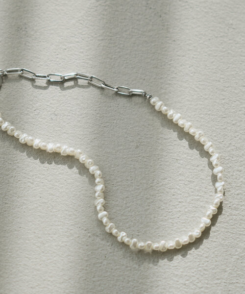 Kastane（カスタネ）の「【fiw.】ランダムパールネックレス（ネックレス・レディース・シルバー・FREE）」の7枚目の写真