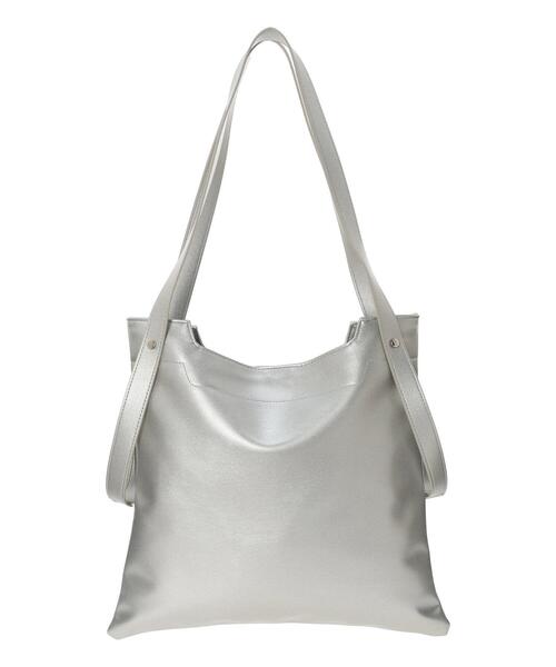 Te chichi TERRASSE（テチチテラス）の「2WAYトートバッグ《2025spring catalog item》（ハンドバッグ・レディース・シルバー/ブラック/ベージュ・F）」の8枚目の写真