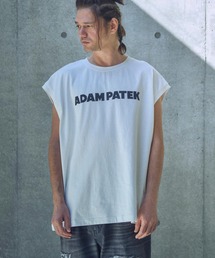 ADAMPATEK/basic logo sleeveless/ロゴノースリーブ
