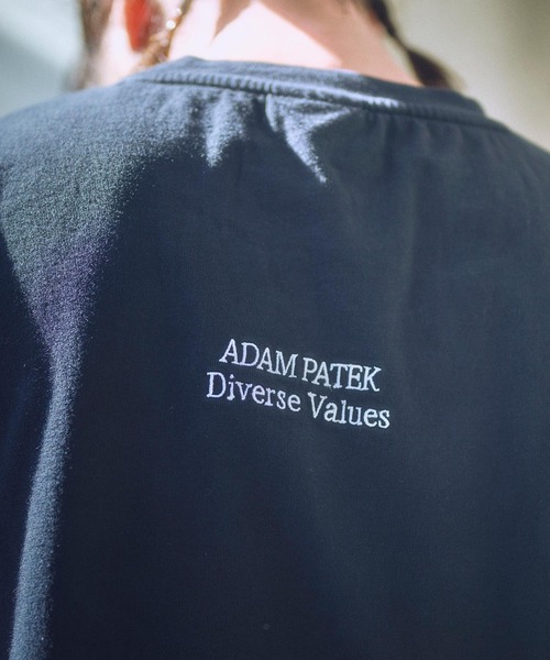 ADAM PATEK（アダムパテック）の「ADAMPATEK/basic logo sleeveless/ロゴノースリーブ（Tシャツ/カットソー・メンズ・パープル/オレンジ/ホワイト/ブラック・1/2）」の19枚目の写真