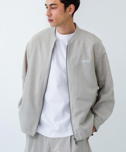 URBAN RESEARCH（アーバンリサーチ）の「『別注』THOUSAND MILE×UR　THICK AND THIN BLOUSON（ブルゾン・メンズ・ライトグレー/ブラック/カーキ・MEDIUM/LARGE）」の13枚目の写真