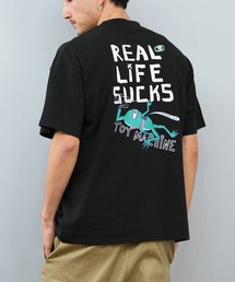 TOY　MACHINE（トイ　マシーン）の「【ムラサキスポーツ限定】TOY MACHINE/トイマシーン 半袖Tシャツ ビッグシルエット バックプリント Tシャツ MTMSFST9（Tシャツ/カットソー）」