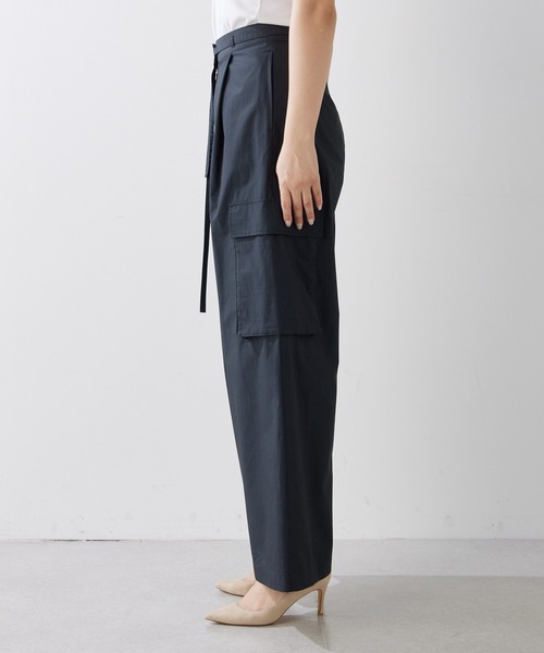 Whim Gazette（ウィムガゼット）の「タイプライターパンツ（カーゴパンツ・レディース・オフホワイト/ブラック/ベビーピンク・36/38）」の14枚目の写真