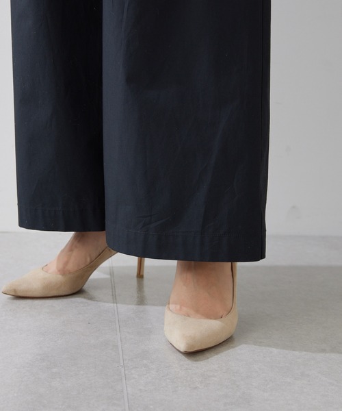 Whim Gazette（ウィムガゼット）の「タイプライターパンツ（カーゴパンツ・レディース・オフホワイト/ブラック/ベビーピンク・36/38）」の8枚目の写真