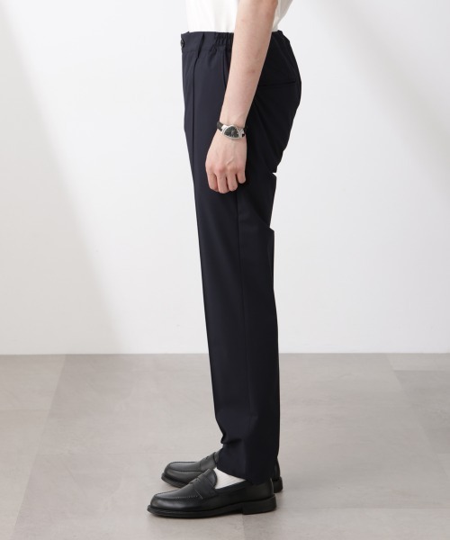 NANO universe(ナノユニバース)の「「N TROUSERS BASIC」トロピカルストレッチパンツ(スラックス・メンズ・ダークネイビー/チャコール・L/M/S)」の15枚目の写真