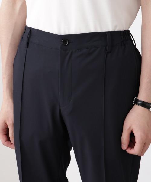 NANO universe(ナノユニバース)の「「N TROUSERS BASIC」トロピカルストレッチパンツ(スラックス・メンズ・ダークネイビー/チャコール・L/M/S)」の17枚目の写真
