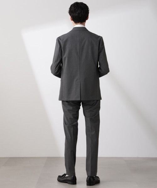 NANO universe(ナノユニバース)の「「N TROUSERS BASIC」トロピカルストレッチパンツ(スラックス・メンズ・ダークネイビー/チャコール・L/M/S)」の8枚目の写真