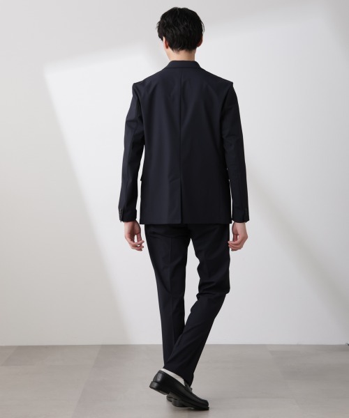 NANO universe(ナノユニバース)の「「N TROUSERS BASIC」トロピカルストレッチパンツ(スラックス・メンズ・ダークネイビー/チャコール・L/M/S)」の14枚目の写真