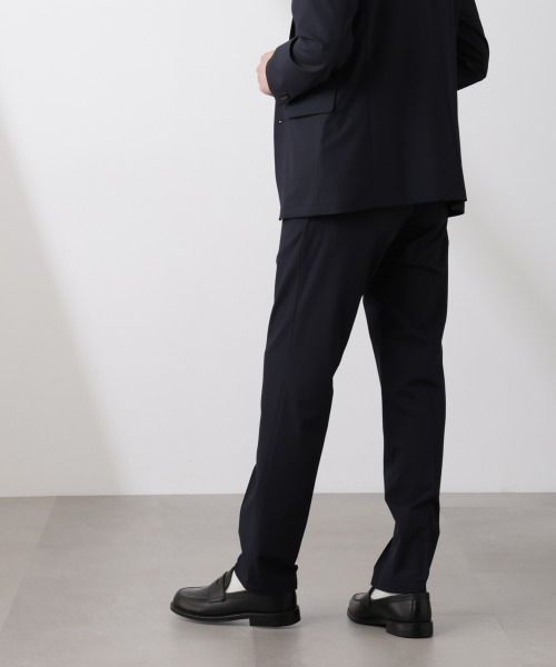 NANO universe(ナノユニバース)の「「N TROUSERS BASIC」トロピカルストレッチパンツ(スラックス・メンズ・ダークネイビー/チャコール・L/M/S)」の9枚目の写真