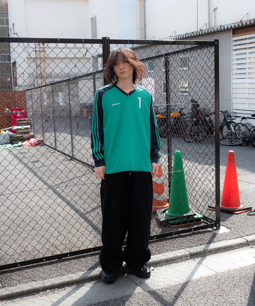 adidas(アディダス)の「ADIDAS / アディダス ORI JERSEY(Tシャツ/カットソー・メンズ・グリーン/アイボリー・MEDIUM/LARGE)」の16枚目の写真