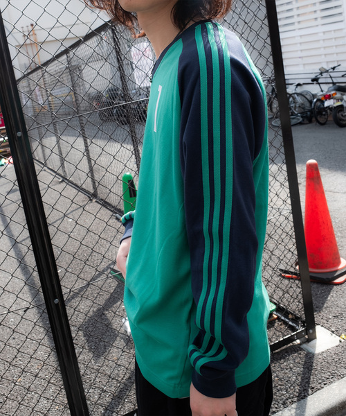 adidas(アディダス)の「ADIDAS / アディダス ORI JERSEY(Tシャツ/カットソー・メンズ・グリーン/アイボリー・MEDIUM/LARGE)」の18枚目の写真