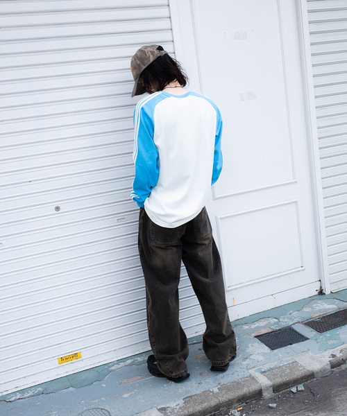 adidas(アディダス)の「ADIDAS / アディダス ORI JERSEY(Tシャツ/カットソー・メンズ・グリーン/アイボリー・MEDIUM/LARGE)」の5枚目の写真