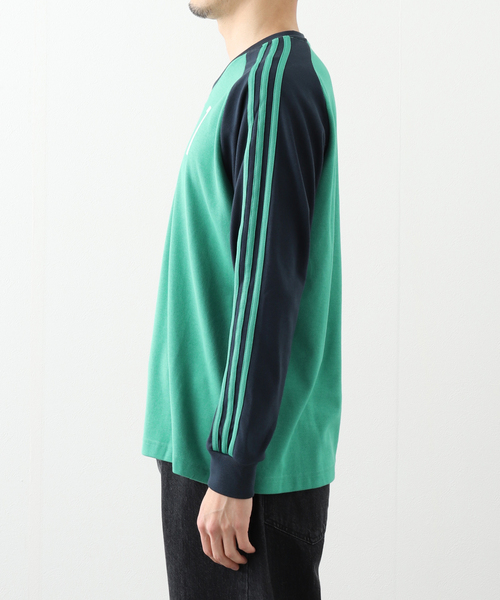 adidas(アディダス)の「ADIDAS / アディダス ORI JERSEY(Tシャツ/カットソー・メンズ・グリーン/アイボリー・MEDIUM/LARGE)」の11枚目の写真