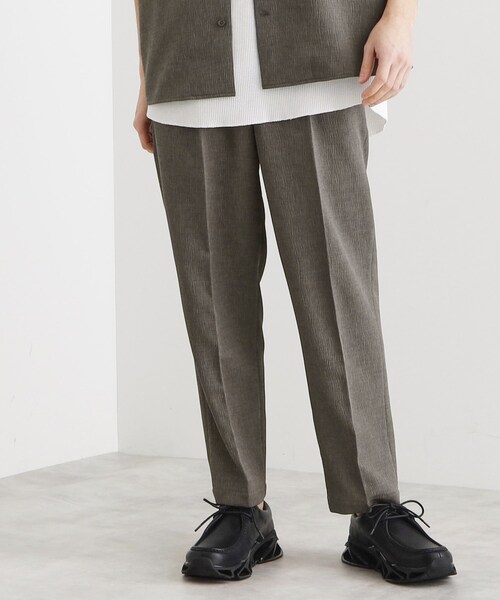 tk.TAKEO KIKUCHI（ティーケータケオキクチ）の「【セットアップ対応】テッククレープルーズテーパードパンツ（その他パンツ・メンズ・ブラック/ライトベージュ/チャコールグレー/ブルー・04/02/03/01）」の6枚目の写真