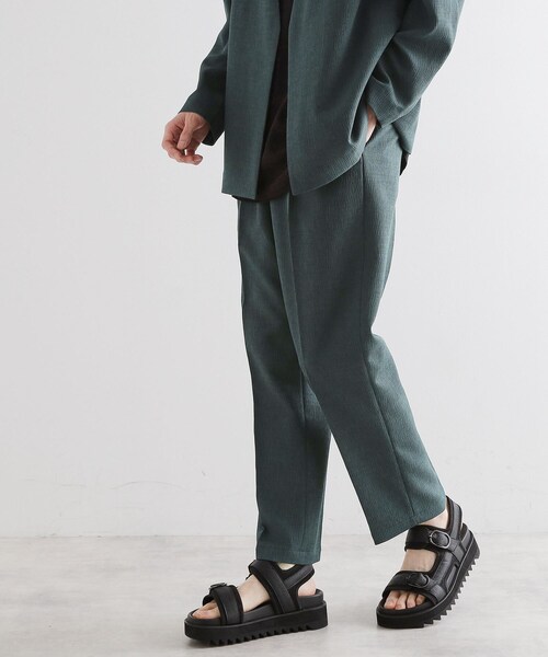 tk.TAKEO KIKUCHI（ティーケータケオキクチ）の「【セットアップ対応】テッククレープルーズテーパードパンツ（その他パンツ・メンズ・ブラック/ライトベージュ/チャコールグレー/ブルー・04/02/03/01）」の18枚目の写真