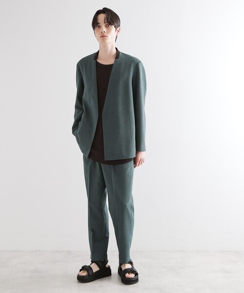 tk.TAKEO KIKUCHI（ティーケータケオキクチ）の「【セットアップ対応】テッククレープルーズテーパードパンツ（その他パンツ・メンズ・ブラック/ライトベージュ/チャコールグレー/ブルー・04/02/03/01）」の20枚目の写真