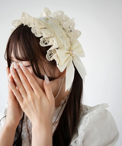 ゆるりさま♡専用ページ ヘッドドレス 🌹おすすめハトメヘドレシリーズ🌹 ゴシックにもパンクスタイル