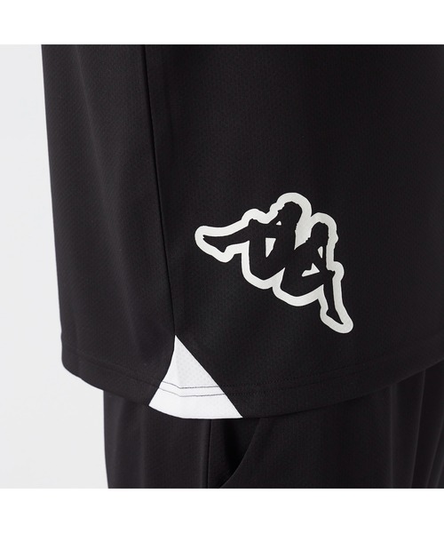 Kappa（カッパ）の「Kappa カッパ 半袖 Tシャツ ショートパンツ 上下セット クルーネック スポーティー スポーツウェア セットアップ（Tシャツ/カットソー・メンズ・ネイビー/ブラック/ダークカーキ・LL/L/M）」の12枚目の写真