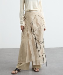 CREDONA（クレドナ）の「ART EMBROIDERY WRAP SKIRT/アートエンブロイダリーラップスカート（スカート）」