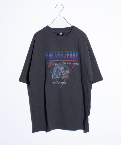 GLOSTER(グロスター)の「【Disney】【TOM&JERRY】ピグメント/ラグランスリーブ プリントTシャツ(Tシャツ/カットソー・メンズ・ホワイト系その他3/ブラック系その他2/ホワイト系その他2/ブラック系その他/マスタード/サックスブルー・L/M)」の5枚目の写真