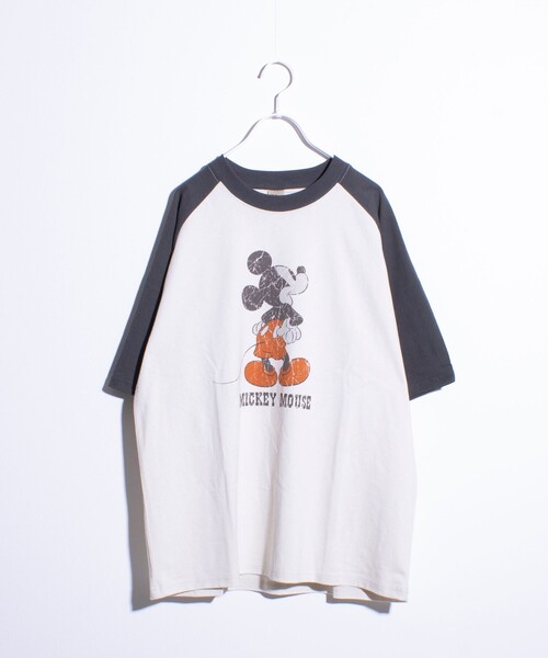 GLOSTER(グロスター)の「【Disney】【TOM&JERRY】ピグメント/ラグランスリーブ プリントTシャツ(Tシャツ/カットソー・メンズ・ホワイト系その他3/ブラック系その他2/ホワイト系その他2/ブラック系その他/マスタード/サックスブルー・L/M)」の7枚目の写真