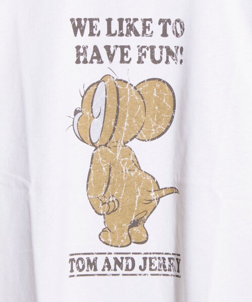 GLOSTER(グロスター)の「【Disney】【TOM&JERRY】ピグメント/ラグランスリーブ プリントTシャツ(Tシャツ/カットソー・メンズ・ホワイト系その他3/ブラック系その他2/ホワイト系その他2/ブラック系その他/マスタード/サックスブルー・L/M)」の11枚目の写真